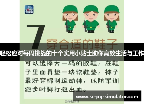 轻松应对每周挑战的十个实用小贴士助你高效生活与工作